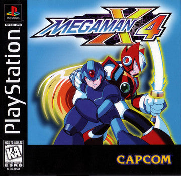 MEGA MAN X4 (COMPLETE IN BOX) (usagé)