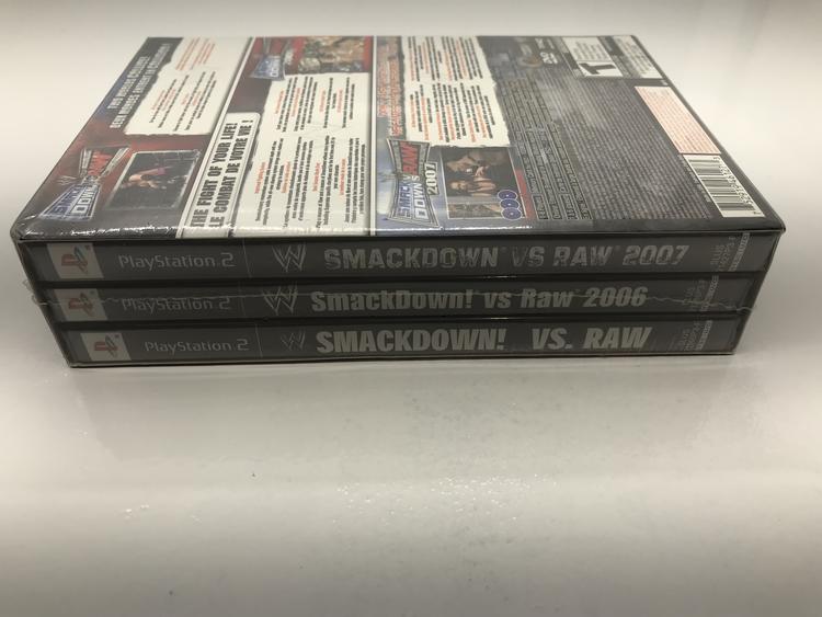 WWE SMACKDOWN VS. RAW SUPERSTAR SERIES 3 GAME SET (BRAND NEW / SEALED) (usagé)
