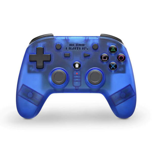 CONTROLLER RETRO FIGHTERS DEFENDER BLUE WIRELESS (PS1 / PS2 / PS3 / SWITCH / PC) (usagé)