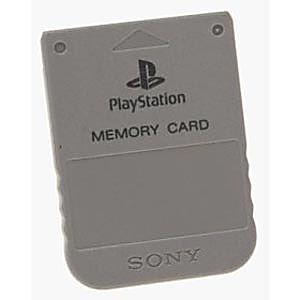 MEMORY CARD GREY SONY (PS1) (usagé)