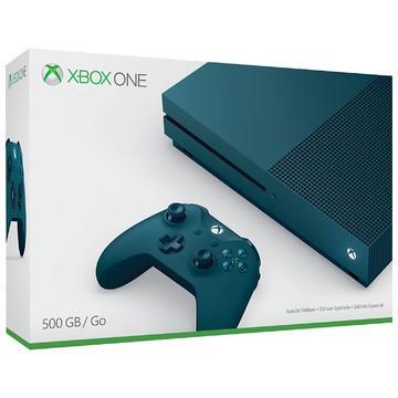 XBOX ONE S DEEP BLUE GEARS OF WAR 4 EDITION - 500 GB + 1 BLUE CONTROLLER + CHARGE BASE AND BATTERY