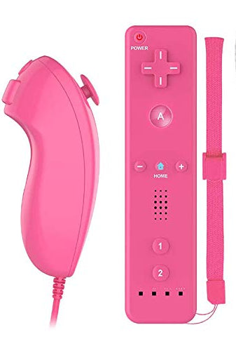CONTROLLER REMOTE & NUNCHUK PINK BUNDLE JOBBER (Wii) (usagé)