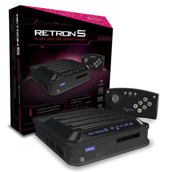 RETRON 5 + 3 IN 1 ADAPTER FOR GAME GEAR / MASTER SYSTEM (usagé)