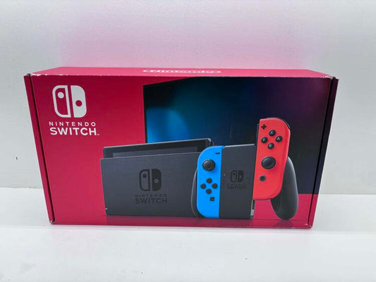 NINTENDO SWITCH MODEL 2 RED AND BLUE (COMPLETE IN BOX) (usagé)