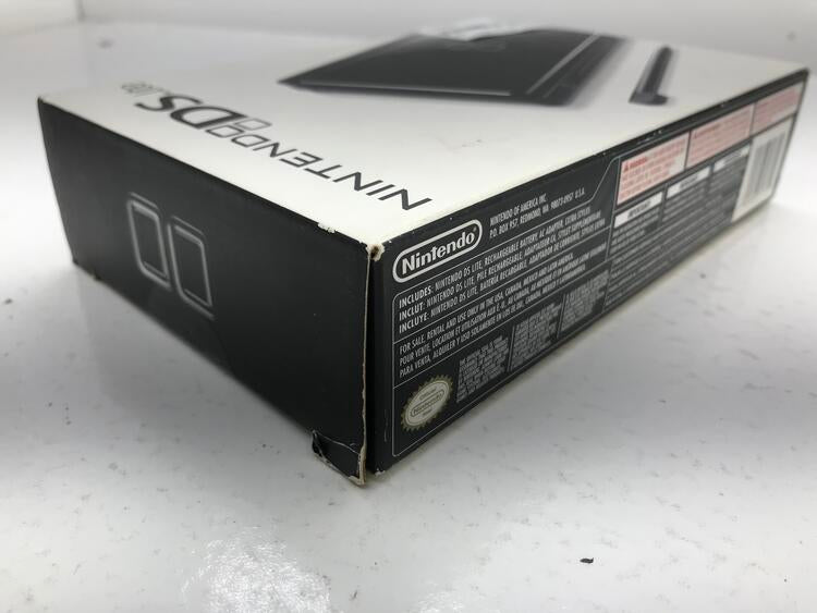 NINTENDO DS LITE ONYX BLACK (COMPLETE IN BOX) (usagé)