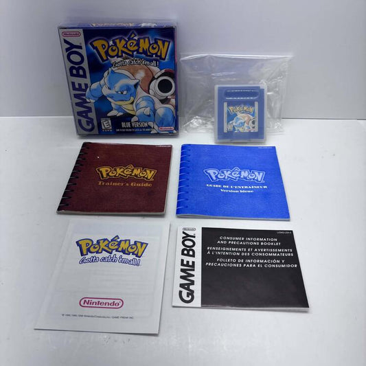 POKEMON BLUE (COMPLETE IN BOX) (usagé)