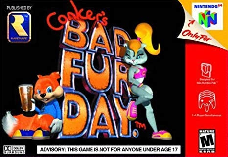 CONKER'S BAD FUR DAY (WITH FRENCH MANUAL) (usagé)
