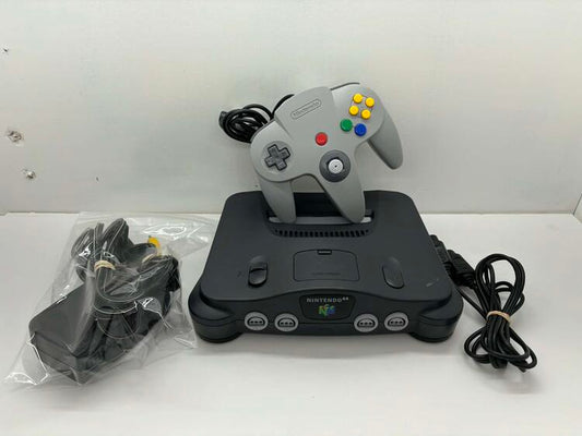NINTENDO 64 BLACK + 1 CONTROLLER