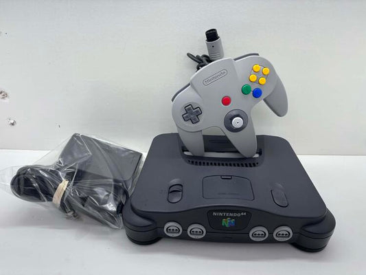 NINTENDO 64 BLACK + 1 CONTROLLER (used)