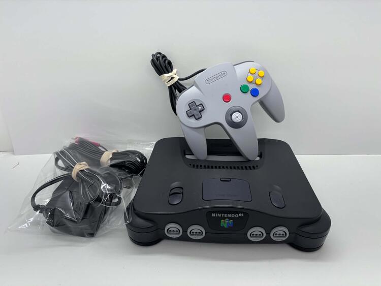 NINTENDO 64 BLACK + 1 CONTROLLER