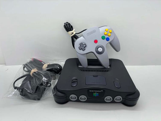 NINTENDO 64 BLACK + 1 CONTROLLER (usagé)