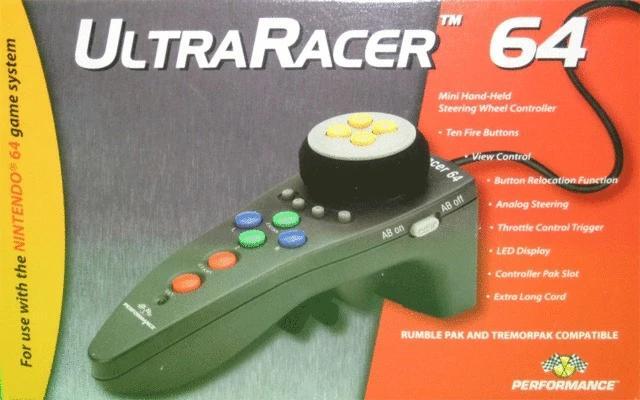 CONTROLLER ULTRA RACER 64 PERFORMANCE (N64) (usagé)
