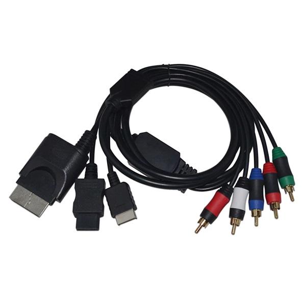COMPONENT CABLE FOR (PS1 / PS2 / PS3 / XBOX 360 / Wii / WiiU) (usagé)