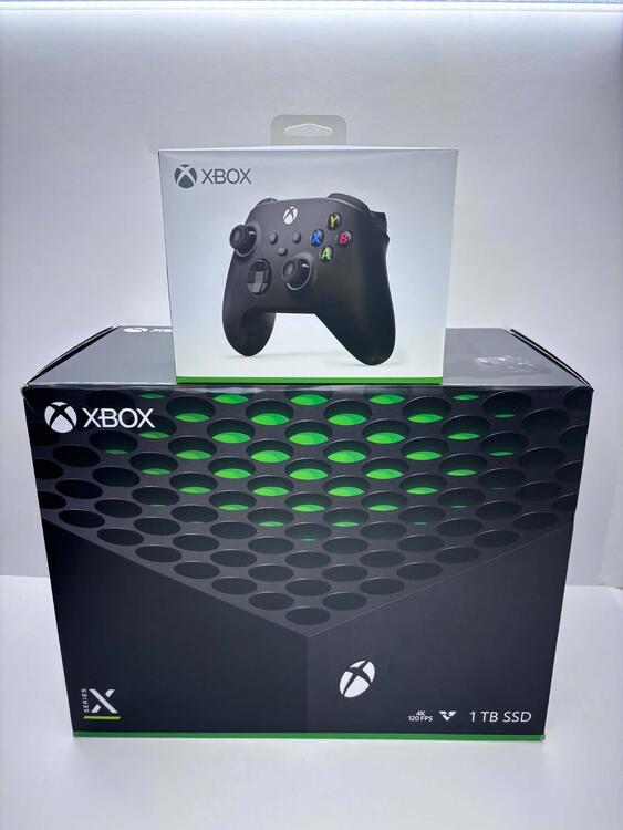 XBOX SERIES X W/ 1 (NEW) CONTROLLER ONLY + (COMPLETE IN BOX)