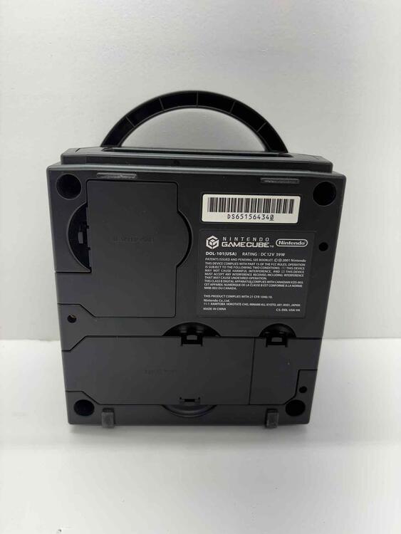 GAMECUBE JET BLACK MARIO PARTY 7 BUNDLE / 2 CONTROLLERS + MICROPHONE (COMPLETE IN BOX)