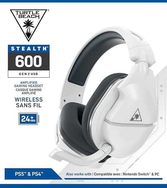 HEADSET TURTLE BEACH EAR FORCE STEALTH 600 GEN 2 USB WHITE (PS5 / PS4 / PC) (usagé)