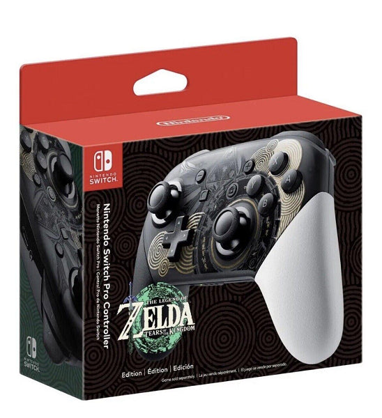 PRO CONTROLLER ZELDA TEARS OF THE KINGDOM (W/BOX + USB CABLE)