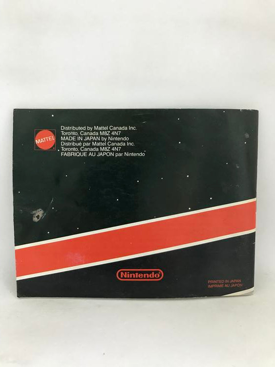 NES SUPER MARIO BROS. / DUCK HUNT INSTRUCTION BOOKLET BILINGUAL (usagé)