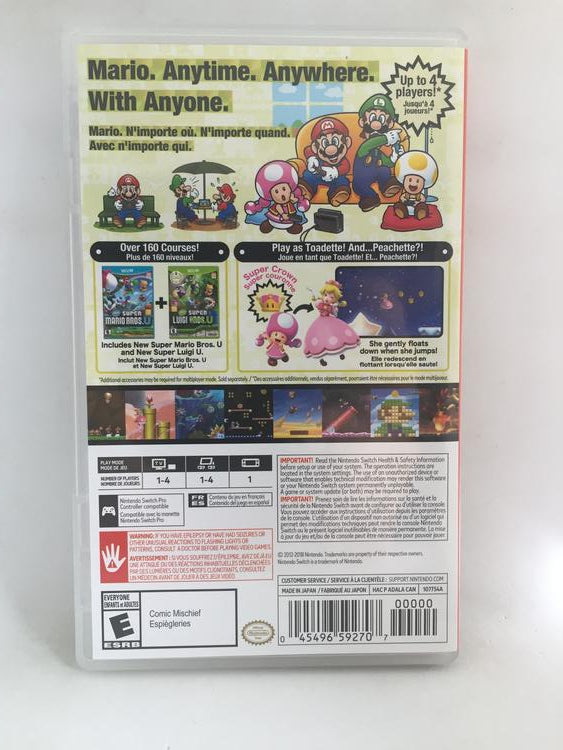 NSW NEW SUPER MARIO BROS U DELUXE (BOX ONLY) (used)