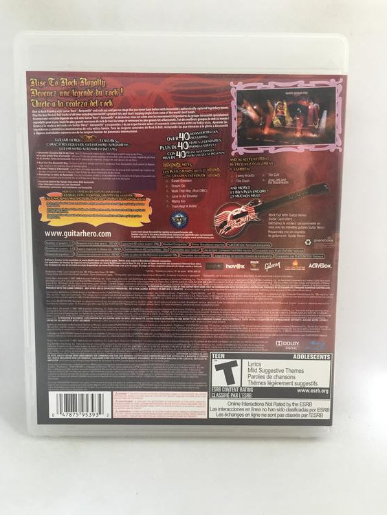 PS3 GUITAR HERO AEROSMITH (BOX ONLY) (used)
