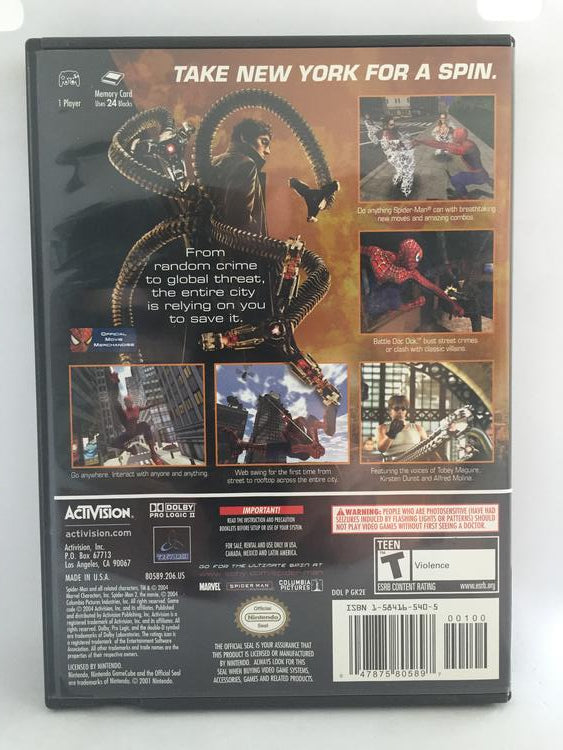 NGC SPIDER-MAN 2 (BOX ONLY) (usagé)