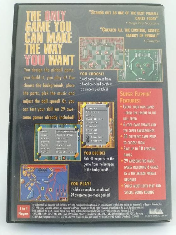 GEN VIRTUAL PINBALL (BOX ONLY) (usagé)