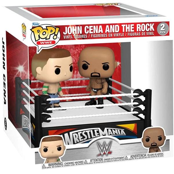 POP WWE JOHN CENA AND THE ROCK 2 PACK (usagé)