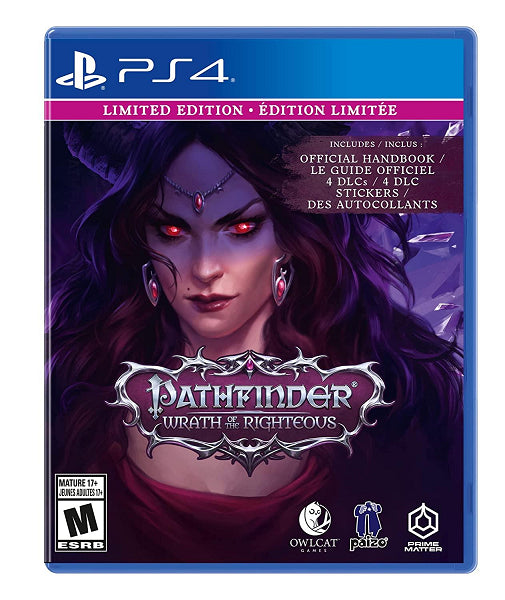 PATHFINDER WRATH OF THE RIGHTEOUS W/ HANDBOOK & STICKERS (usagé)