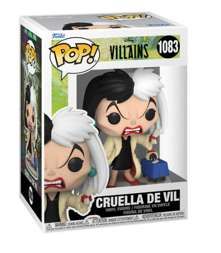 POP VILLAINS CRUELLA DE VIL 1083 (usagé)