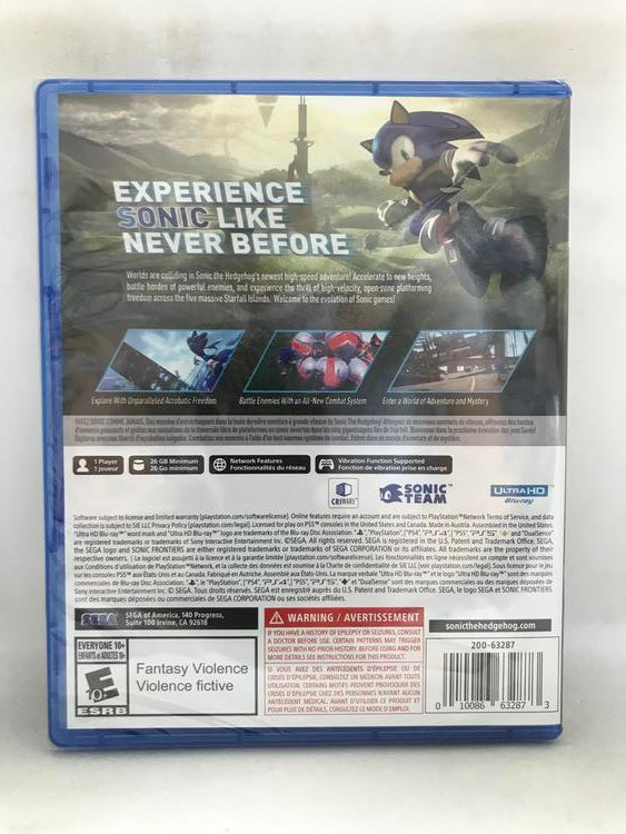 SONIC FRONTIERS (usagé)