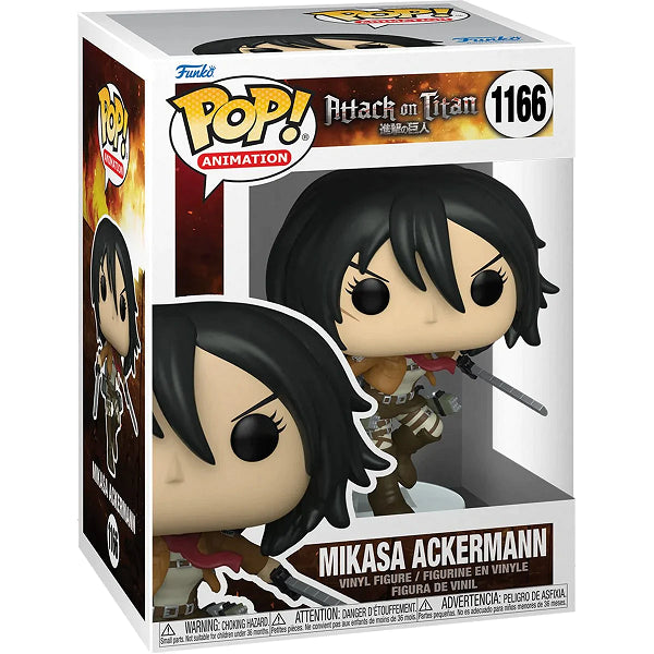POP ATTACK ON TITAN 1166 - MIKASA ACKERMANN (usagé)