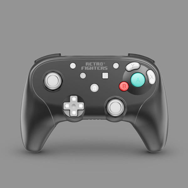 CONTROLLER BATTLERGC BLACK WIRELESS RETRO FIGHTERS (GAMECUBE / Wii / WiiU / SWITCH) (usagé)