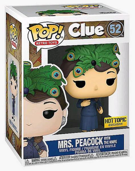 POP CLUE 52 - MRS. PEACOCK WITH THE KNIFE (usagé)