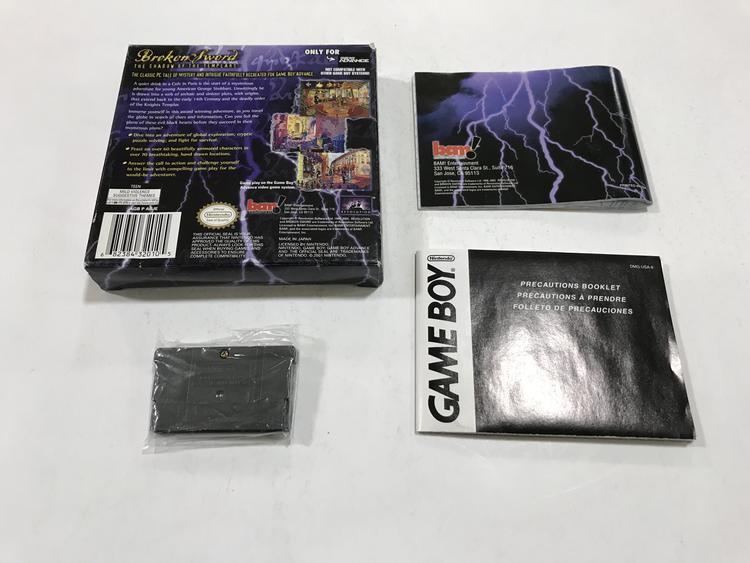 BROKEN SWORD THE SHADOW OF THE TEMPLARS (COMPLETE IN BOX) (usagé)