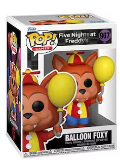 POP FIVE NIGHTS AT FREDDY'S SECURITY BREACH BALLOON FOXY 907 (usagé)