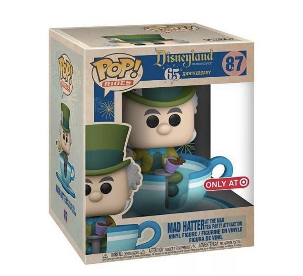 POP DISNEYLAND 65TH ANNIVERSARY MAD HATTER AT THE MAD TEA PARTY ATTRACTION 87 (usagé)