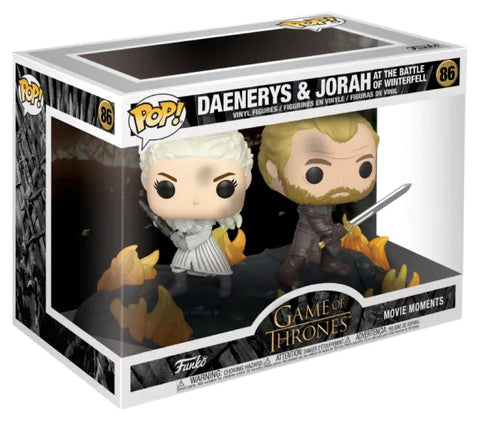 POP GAME OF THRONES DAENERYS & JORAH AT THE BATTLE OF WINTERFELL 86