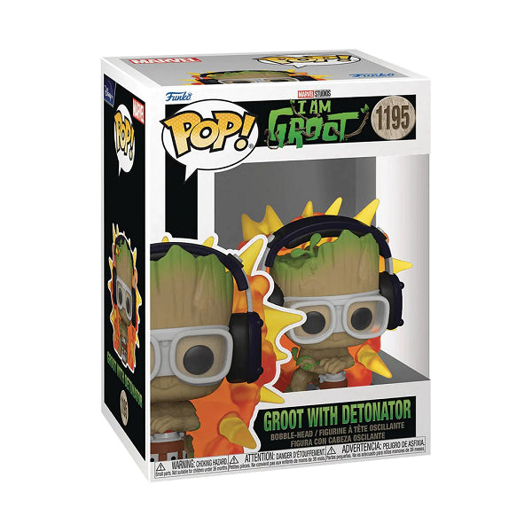POP I AM GROOT GROOT WITH DETONATOR 1195