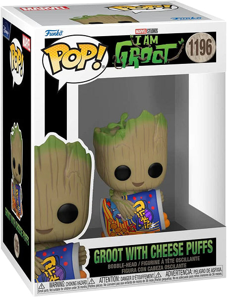 POP I AM GROOT GROOT WITH CHEESE PUFFS 1196