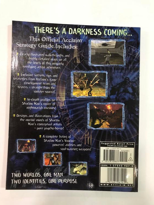 HINT BOOK SHADOW MAN (usagé)