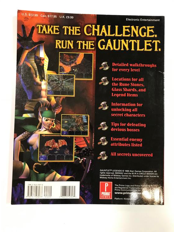 HINT BOOK GAUNTLET LEGENDS (usagé)