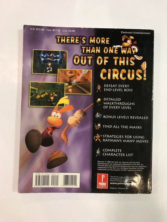 HINT BOOK RAYMAN 2 THE GREAT ESCAPE (usagé)