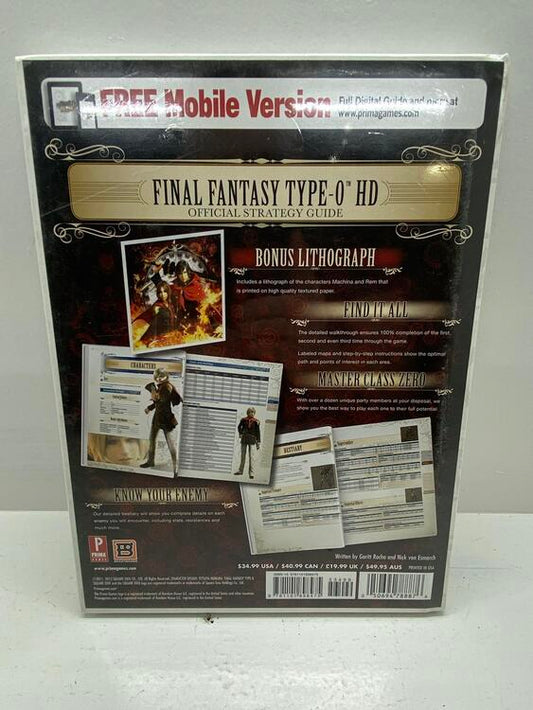 HINT BOOK FINAL FANTASY TYPE-0 HD (usagé)