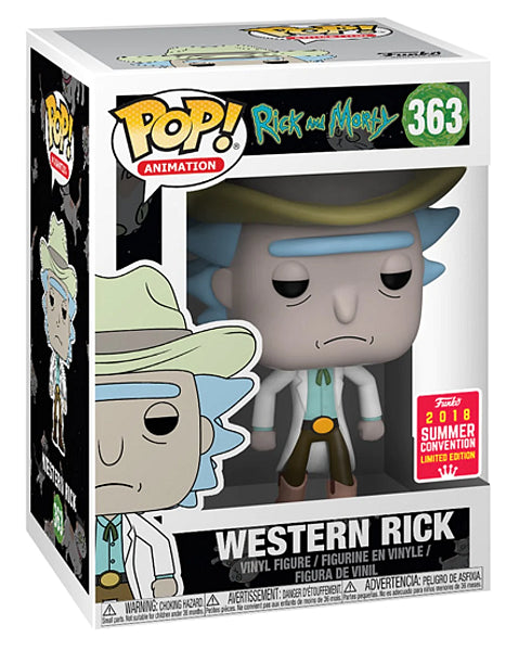 POP RICK AND MORTY WESTERN RICK 363