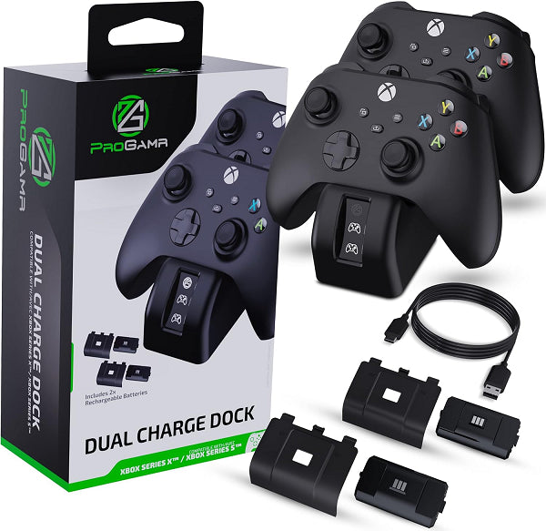 CHARGE DOCK STATION WITH BATTERY PACK BLACK (XBOX SERIES / XBOX ONE) (usagé)