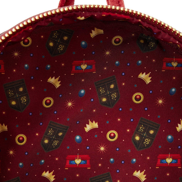 LOUNGEFLY DISNEY SNOW WHITE EVIL QUEEN THRONE BACKPACK (usagé)