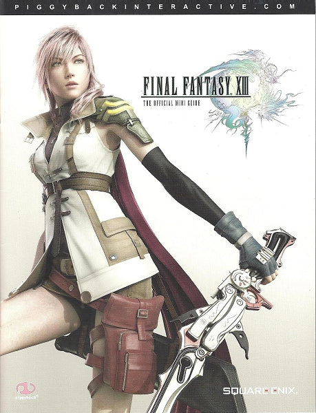 HINT BOOK FINAL FANTASY XIII THE OFFICIAL MINI GUIDE