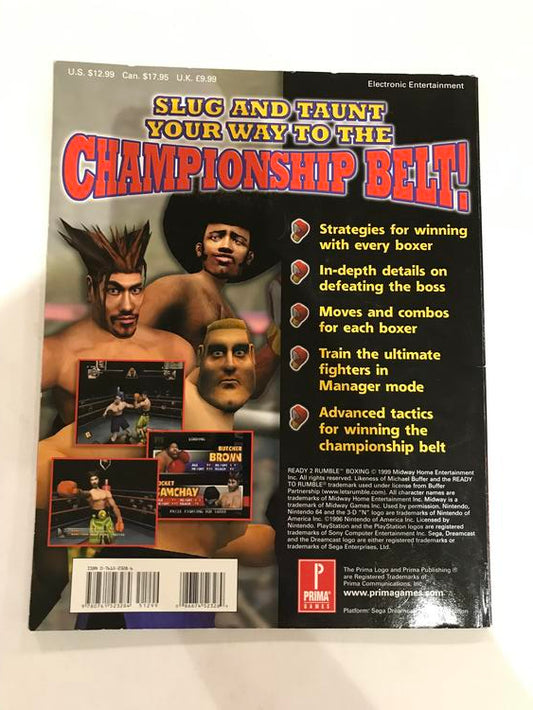 HINT BOOK READY 2 RUMBLE BOXING