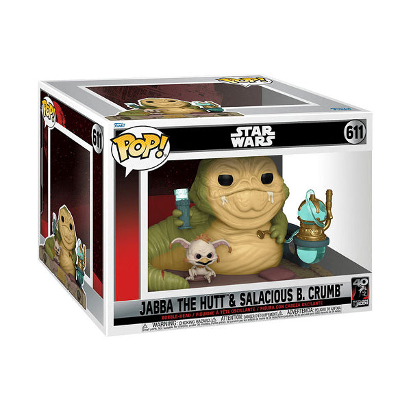 POP STAR WARS JABBA W/ SALACIOUS 611 (usagé)