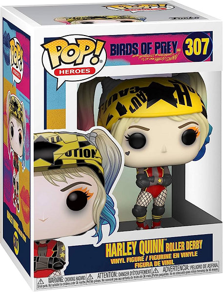 POP BIRDS OF PREY HARLEY QUINN ROLLER DERBY 307